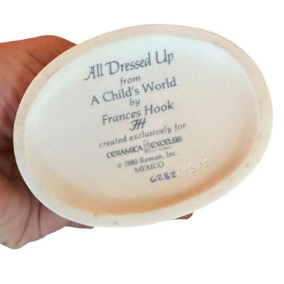 All Dressed Up from A Child's World by Frances Hook Figurine Vtg 1980