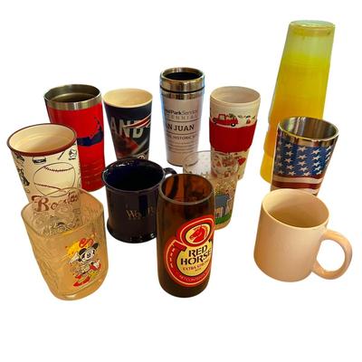 Lot of Cups, Glasses and Mugs