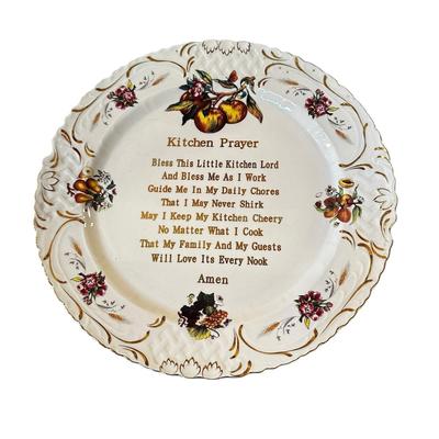Kitchen Prayer Plate