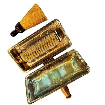 Vintage Mini Hand Sweeper and Brush
