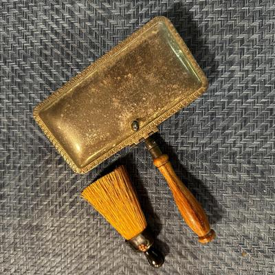 Vintage Mini Hand Sweeper and Brush