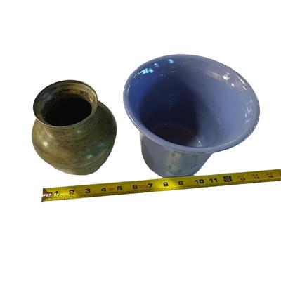 Planter and a Vase