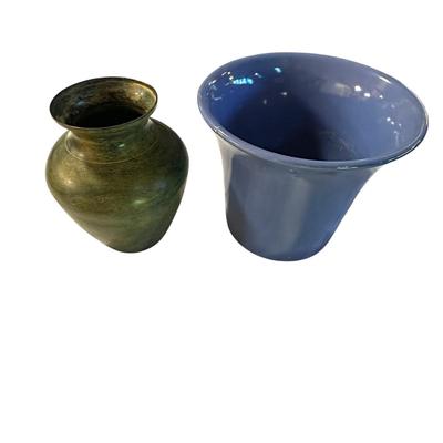 Planter and a Vase