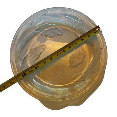 Glassware- 13" Round Platter, Divided Relish Bowl and Misc. Small Bowls