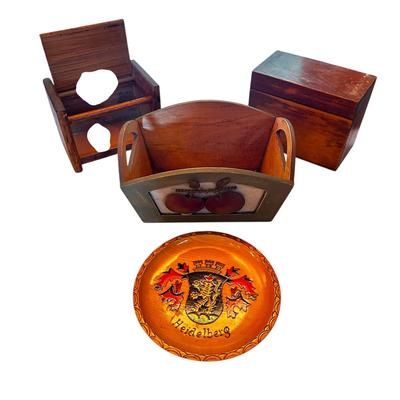 4 Wood Items
