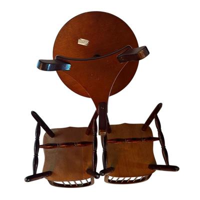 Set of 2 DOLL Chairs and Table (Small- not regular furniture)