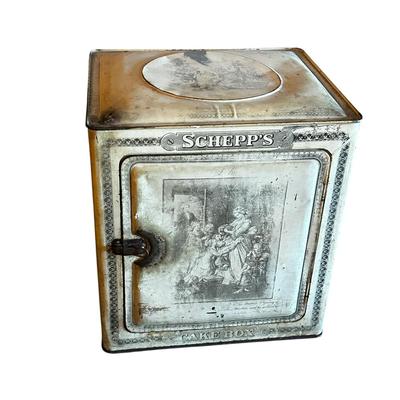 Shepp's Vintage Large Metal Cake Box