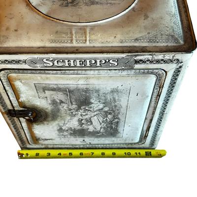 Shepp's Vintage Large Metal Cake Box