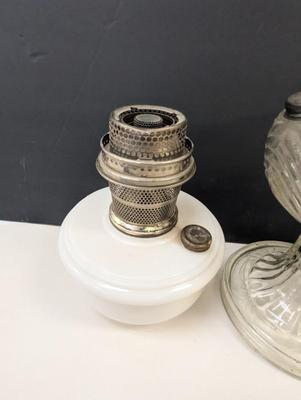 Sale Photo Thumbnail #2370: Vintage Kerosene Oil Lamps