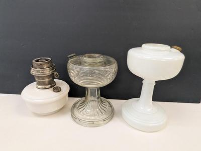 Sale Photo Thumbnail #2369: Vintage Kerosene Oil Lamps