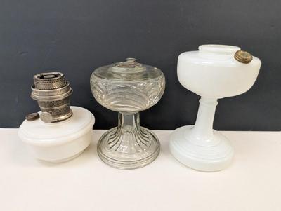 Sale Photo Thumbnail #2373: Vintage Kerosene Oil Lamps