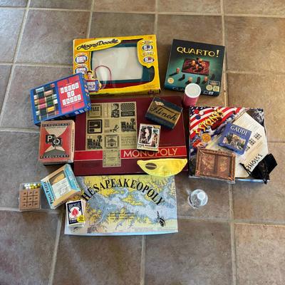 Sale Photo Thumbnail #1217: Includes games such as Monopoly, Chesapeakeopoly, House Of Cards, etc.