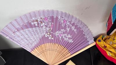 JAPANESE GEISHA DOLL WITH COA AND OTHER ASIAN THEMED ITEMS