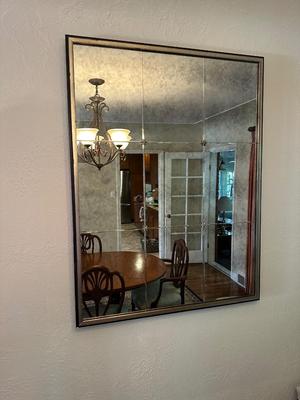 ETHAN ALLEN ROSETTE WALL MIRROR