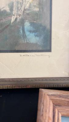 SIGNED ARTWORK BY WALLACE NUTTING, VINTAGE MIRRORS AND MORE
