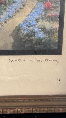 SIGNED ARTWORK BY WALLACE NUTTING, VINTAGE MIRRORS AND MORE