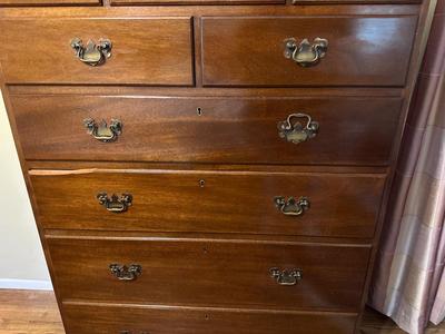 9 DRAWER TALL CHEST OF DRAWERS DRESSER