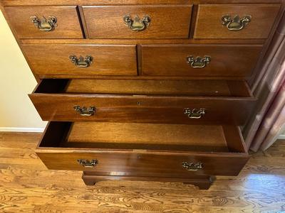 9 DRAWER TALL CHEST OF DRAWERS DRESSER