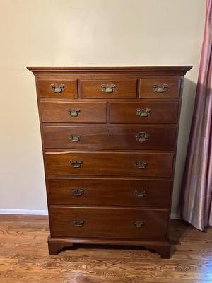 9 DRAWER TALL CHEST OF DRAWERS DRESSER