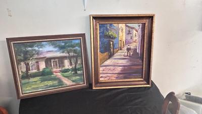 PAINTING BY ARTIST M. ROUILLARD