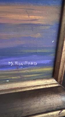 PAINTING BY ARTIST M. ROUILLARD