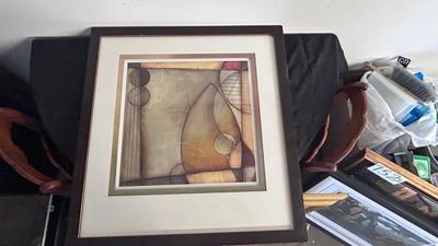 SIGN IN NUMBERED PRINT OF CONTEMPORARY ART BY ARTIST DEROSIER 705/950 WITH CERTIFICATE OF AUTHENTICITY