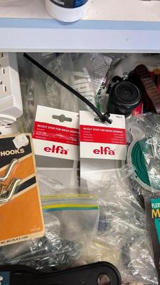 ANOTHER DRAWER PACKED WITH ALL SORTS OF HARDWARE AND HOUSEHOLD NEEDS