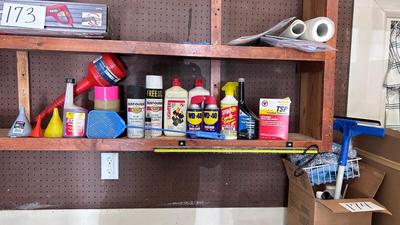 GARAGE CHEMICALS, SPRAY PAINTS, CHARCOAL LIGHTER FLUID AND MORE!