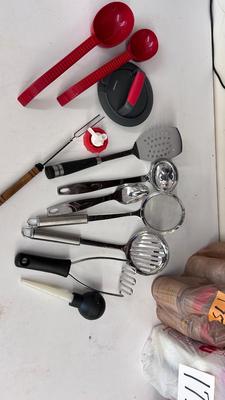 AN EXCELLENT ASSORTMENT OF UTENSILS
