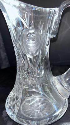 VEGA BY AMERICAN CUT CRYSTAL WATER PITCHER