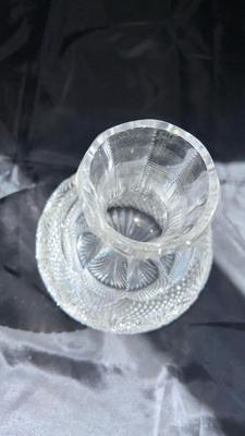 VTG AMERICAN BRILLIANT CUT GLASS WATER CARAFE