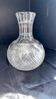 VTG AMERICAN BRILLIANT CUT GLASS WATER CARAFE