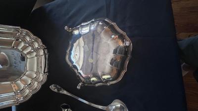 SERVE YOUR THANKSGIVING DINNER WITH THESE LOVELY SILVER PLATE SERVING ITEMS