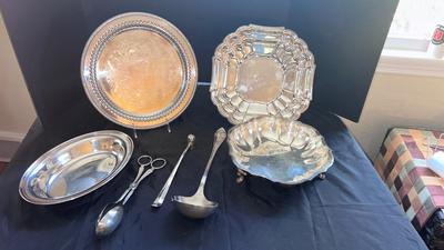 SERVE YOUR THANKSGIVING DINNER WITH THESE LOVELY SILVER PLATE SERVING ITEMS