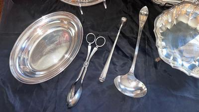 SERVE YOUR THANKSGIVING DINNER WITH THESE LOVELY SILVER PLATE SERVING ITEMS