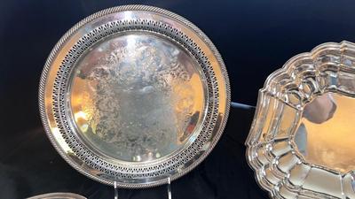 SERVE YOUR THANKSGIVING DINNER WITH THESE LOVELY SILVER PLATE SERVING ITEMS