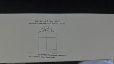 LENOX WEDDING GIFT BOXES, SILVER PLATE NO STEM WINE OR BRANDY GLASSES AND MORE!