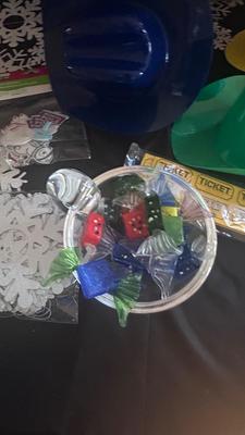 GLASS CANDY, HOLIDAY DECORATIONS & MORE