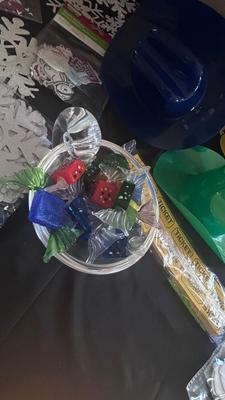 GLASS CANDY, HOLIDAY DECORATIONS & MORE