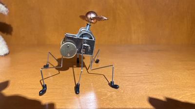 ADRIAN TARON & SONS HUMPTY DUMPTY , MONTGOMERY SCHOOLHOUSE VERMONT TOY TRAIN CARS, FUNNY LITTLE ROBOT BUG AND MORE