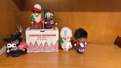 HAND CRAFTED STEINBACH GERMANY CHRISTMAS TREE ORNAMENTS