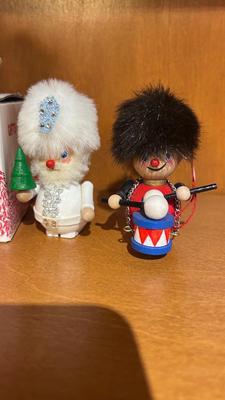 HAND CRAFTED STEINBACH GERMANY CHRISTMAS TREE ORNAMENTS
