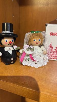 HAND CRAFTED STEINBACH GERMANY CHRISTMAS ORNAMENTS