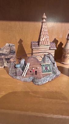 FOREIGN HAND CARVED NATIVITY LIKE SCENE
