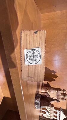 FOREIGN HAND CARVED NATIVITY LIKE SCENE