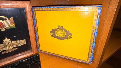 GREETINGS FROM THE US ARMY INSTITUTE OF SURGICAL RESEARCH, VTG PARTAGAS CIGAR BOX, ALBERT EINSTEIN WISDOM, AND MORE