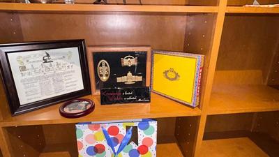 GREETINGS FROM THE US ARMY INSTITUTE OF SURGICAL RESEARCH, VTG PARTAGAS CIGAR BOX, ALBERT EINSTEIN WISDOM, AND MORE