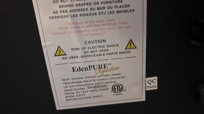 EdenPURE HEATER