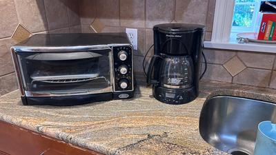 OSTER TOASTER OVEN AND PROCTER SILEX COFFEE MAKER
