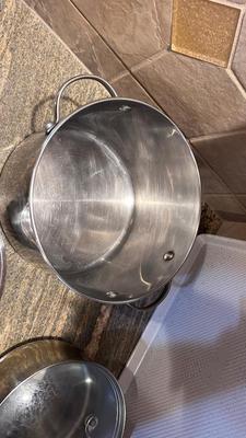 BAKING SHEET, STAINLESS STEEL COOKWARE AND PYREX CASSEROLE/CAKE PAN